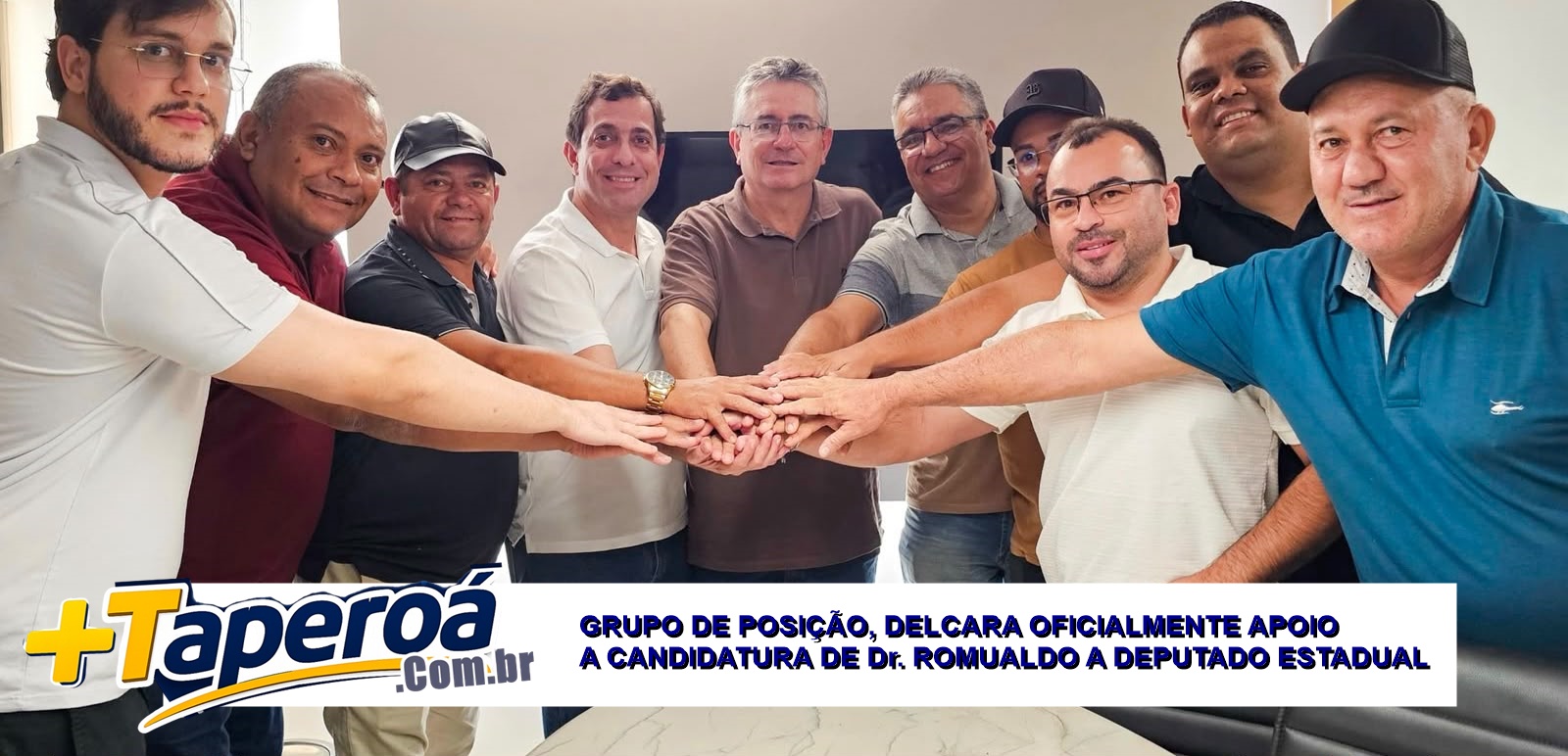GRUPO DE OPOSIÇÃO ANUNCIA APOIO OFICIAL A DR. ROMUALDO PARA DEPUTADO ESTADUAL